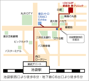 要クリニックの地図